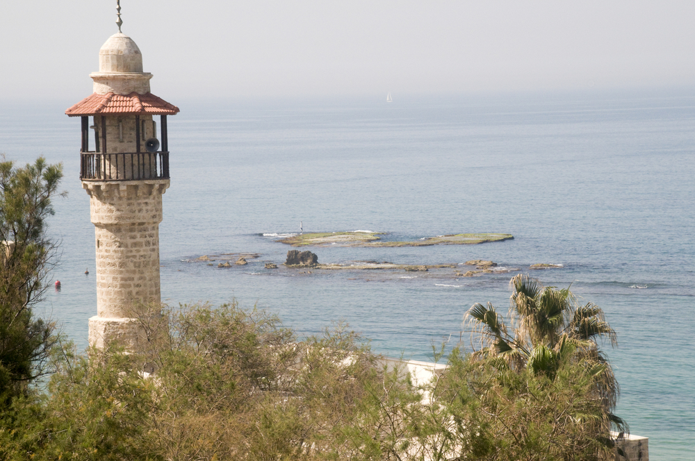 סלע אנדרומדה במימי הים התיכון. צילום: Shutterstock